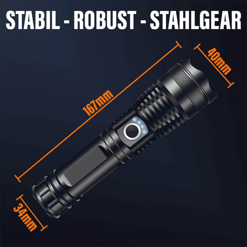 StahlGear - LED Taschenlampe